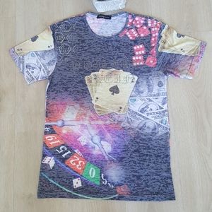 Philipp Plein Rare Unique Casino Shirt 